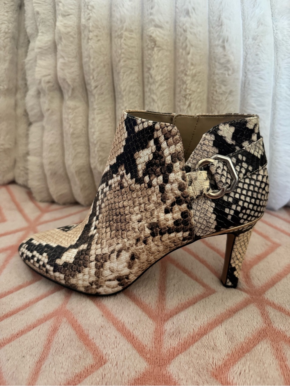Vince Camuto Black Oil Nubuck Booties - Picture 7 of 7